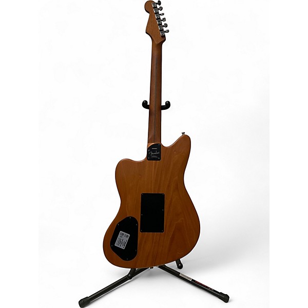 Used Fender American Acoustasonic Jazzmaster Acoustic-Electric Guitar Artic White Acoustic Electric Guitar