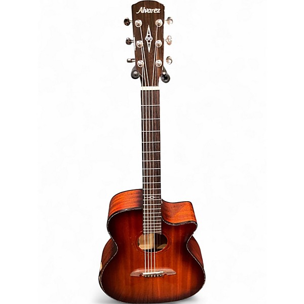 Used Alvarez MG66CE Tobacco Sunburst Acoustic Electric Guitar