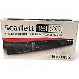 Used 2014 Focusrite Scarlett 18i20 Audio Interface