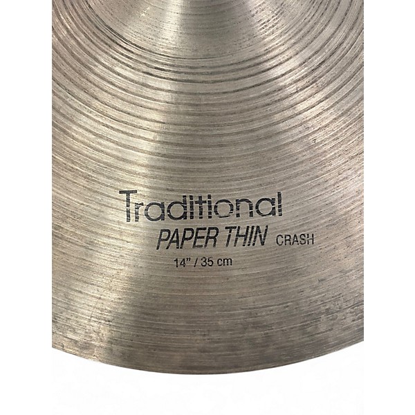 Used Istanbul Agop 14in Traditional Paper Thin Cymbal