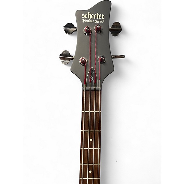 Used Schecter Guitar Research Diamond Series Sixx Bass Satin Black Electric Bass Guitar
