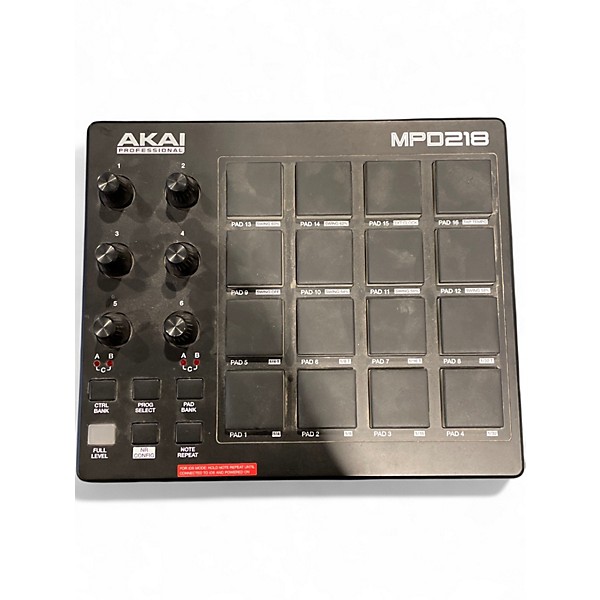 Used Akai Professional MPD218 MIDI Controller