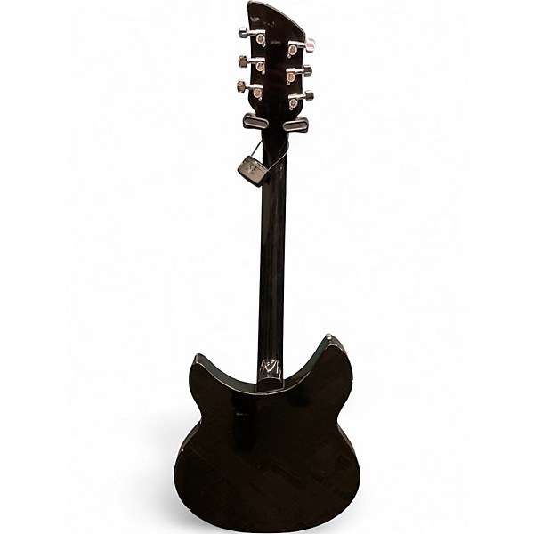 Vintage 1990 Rickenbacker 330 Black Hollow Body Electric Guitar