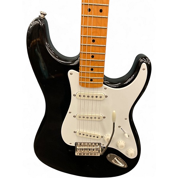 Used Squier Classic Vibe 1950S Stratocaster Black Solid Body Electric Guitar