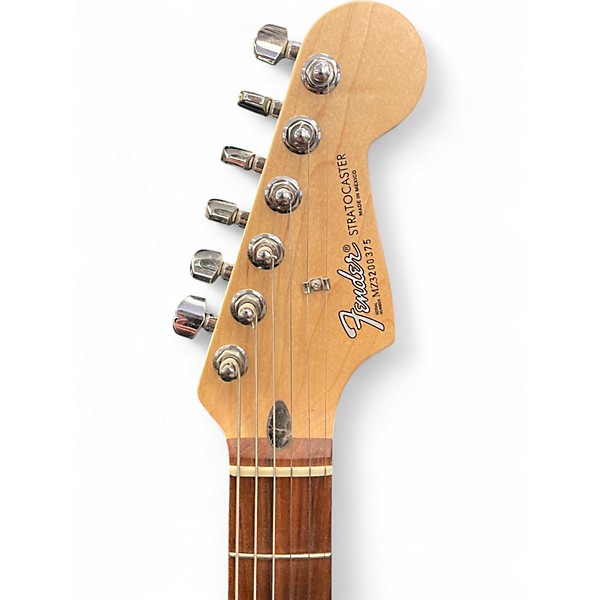 Used Fender Standard Stratocaster HSS Electron Blue Metallic Solid Body Electric Guitar