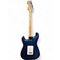 Used Fender Standard Stratocaster HSS Electron Blue Metallic Solid Body Electric Guitar
