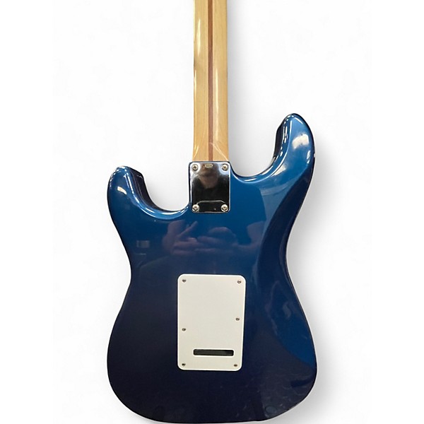Used Fender Standard Stratocaster HSS Electron Blue Metallic Solid Body Electric Guitar
