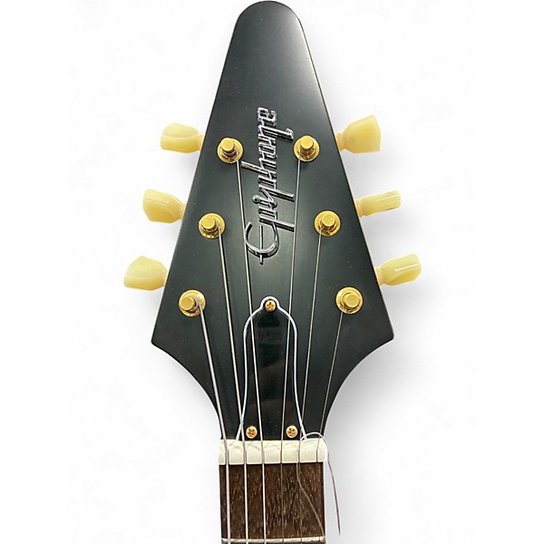 Used Epiphone 1958 Korina Flying V Aged Natural Solid Body Electric Guitar