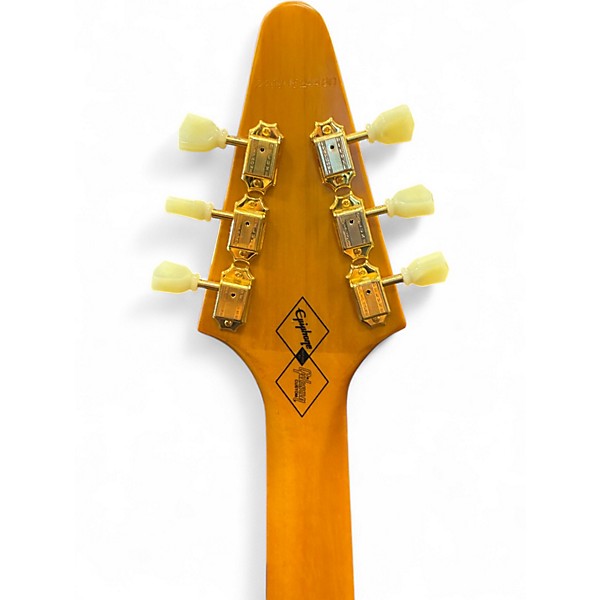 Used Epiphone 1958 Korina Flying V Aged Natural Solid Body Electric Guitar