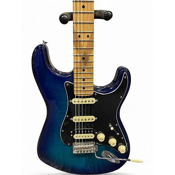 Used Fender Player Stratocaster HSS Blue Burst Solid Body Electric Guitar