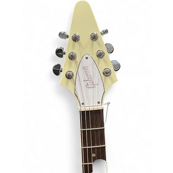 Used Gibson 70s Flying V Antique White Solid Body Electric Guitar