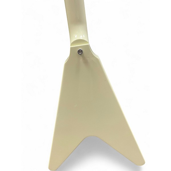 Used Gibson 70s Flying V Antique White Solid Body Electric Guitar