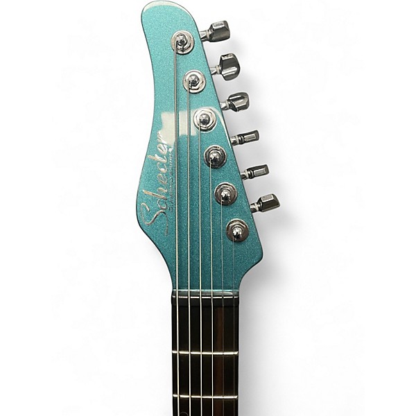 Used Schecter Guitar Research AM6 Arctic Jade Solid Body Electric Guitar