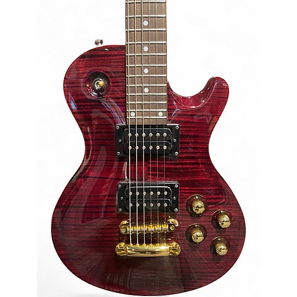 Used Charvel Desolation Single Cutaway 3 Trans Red Solid Body Electric Guitar