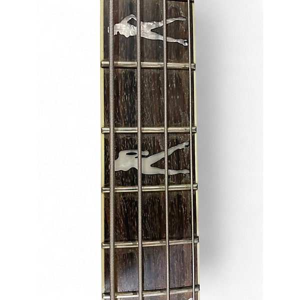 Used Schecter Guitar Research Diamond Series C4 Black Electric Bass Guitar