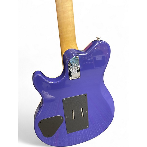 Used 2023 Ernie Ball Music Man Axis Trans Purple Solid Body Electric Guitar
