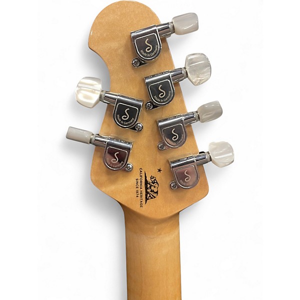 Used 2023 Ernie Ball Music Man Axis Trans Purple Solid Body Electric Guitar