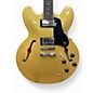 Used Epiphone ES335 IG Metallic Gold Hollow Body Electric Guitar