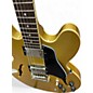 Used Epiphone ES335 IG Metallic Gold Hollow Body Electric Guitar