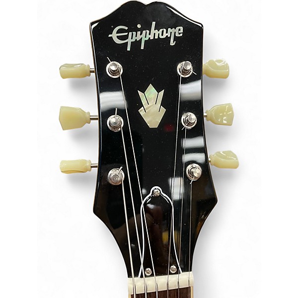 Used Epiphone ES335 IG Metallic Gold Hollow Body Electric Guitar