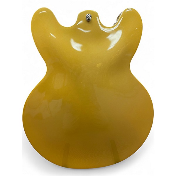 Used Epiphone ES335 IG Metallic Gold Hollow Body Electric Guitar