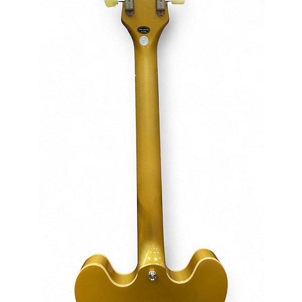 Used Epiphone ES335 IG Metallic Gold Hollow Body Electric Guitar