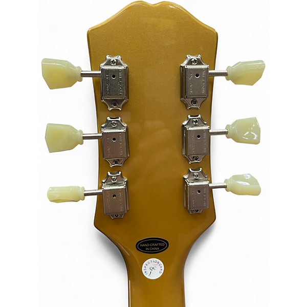 Used Epiphone ES335 IG Metallic Gold Hollow Body Electric Guitar