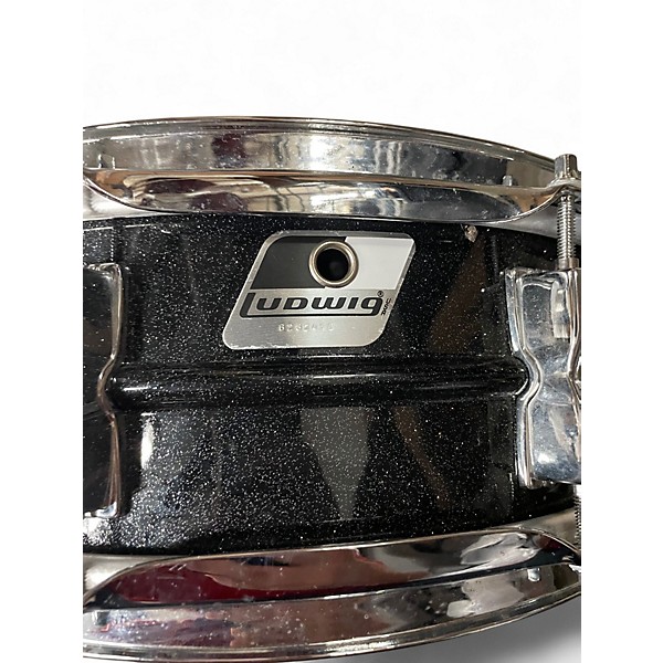 Used Ludwig 14in LM404 black sparkle Drum