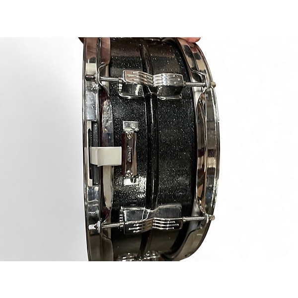 Used Ludwig 14in LM404 black sparkle Drum