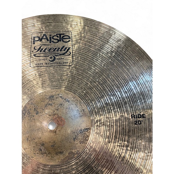 Used Paiste 20in Twenty Series Ride Cymbal
