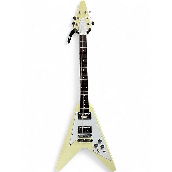 Used Gibson 70s flying v clasic white Solid Body Electric Guitar