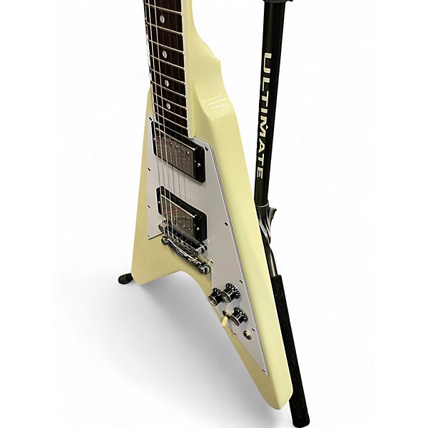 Used Gibson 70s flying v clasic white Solid Body Electric Guitar