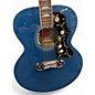 Used Gibson SJ200 Original BLUE Acoustic Electric Guitar
