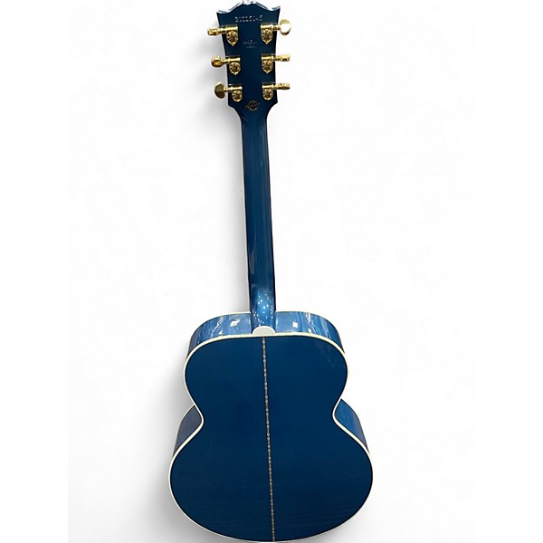 Used Gibson SJ200 Original BLUE Acoustic Electric Guitar