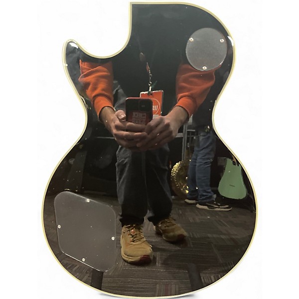 Used Epiphone Les Paul Custom Silverburst Solid Body Electric Guitar