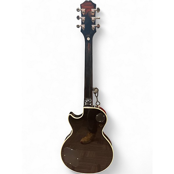 Used Epiphone Les Paul Custom Silverburst Solid Body Electric Guitar