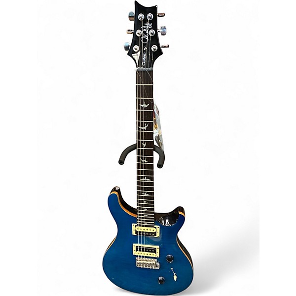 Used PRS SE Custom 24 SAPHIRE Solid Body Electric Guitar