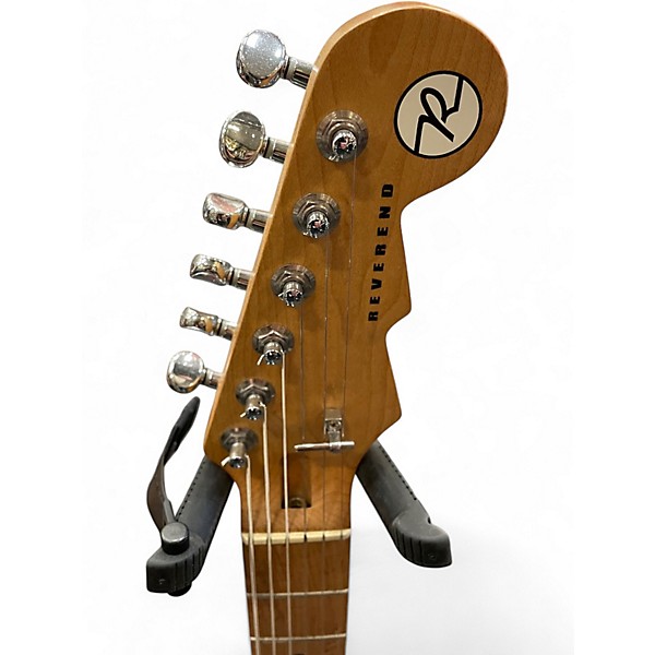 Used Reverend Descent Baritone Black Solid Body Electric Guitar