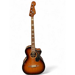 Used 2020 Fender Kingman Acoustic Electric Bass 2 Color Sunburst Acoustic Bass Guitar