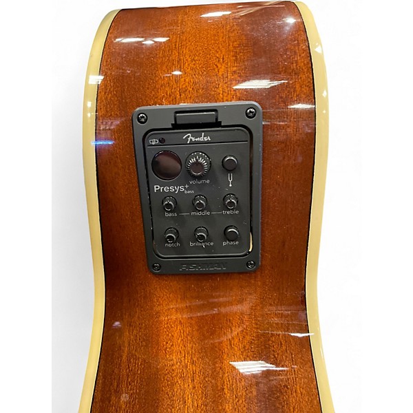 Used 2020 Fender Kingman Acoustic Electric Bass 2 Color Sunburst Acoustic Bass Guitar