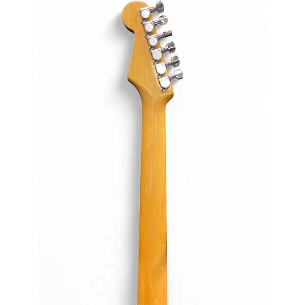 Used Squier Stratocaster Made in Japan Black Solid Body Electric Guitar