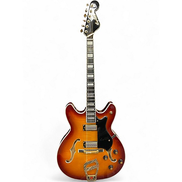 Used Hagstrom 67 VIKING II 2 Color Sunburst Hollow Body Electric Guitar