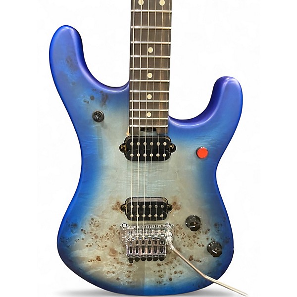 Used EVH 5150 Series Deluxe Ocean Blue Burst Solid Body Electric Guitar