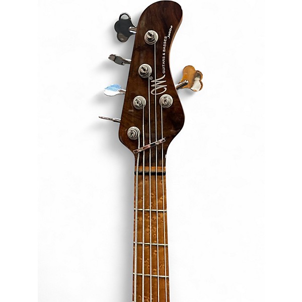 Used 2021 Mayones Jabba Custom 5 Natural Electric Bass Guitar