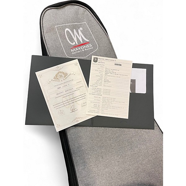 Used 2021 Mayones Jabba Custom 5 Natural Electric Bass Guitar