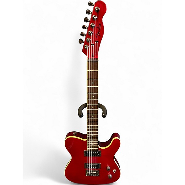 Used Fender Special Edition Custom Telecaster FMT HH Trans Crimson Red Solid Body Electric Guitar