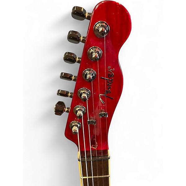 Used Fender Special Edition Custom Telecaster FMT HH Trans Crimson Red Solid Body Electric Guitar