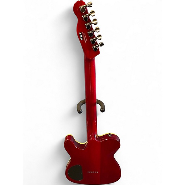 Used Fender Special Edition Custom Telecaster FMT HH Trans Crimson Red Solid Body Electric Guitar