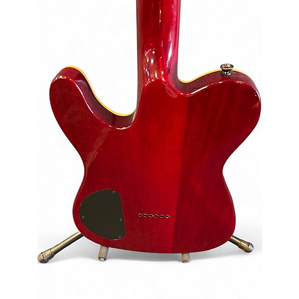 Used Fender Special Edition Custom Telecaster FMT HH Trans Crimson Red Solid Body Electric Guitar