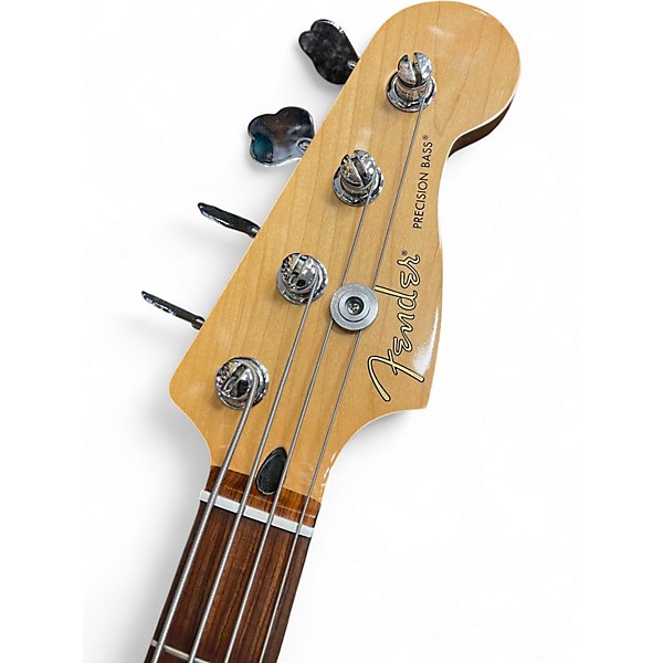 Used Fender PRECISION BASS Olympic White Electric Bass Guitar